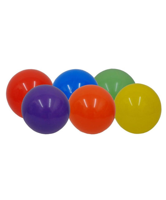 PELOTA INFLABLE LISA 8.5 RED C/6PZ GLOBOS PAYASO