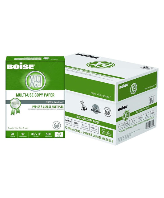 CAJA HOJA CARTA BOISE 75 G 92%B