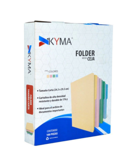 FOLDER CREMA CARTA KYMA