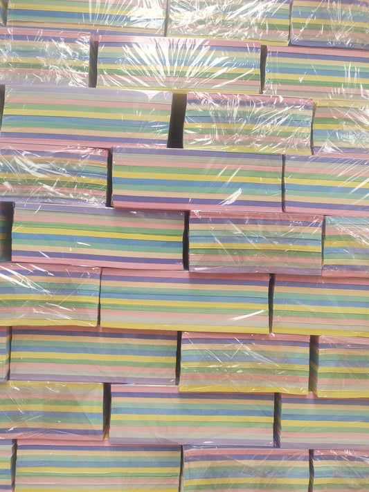 HOJA DE COLOR C/1000 SUT TONOS PASTEL