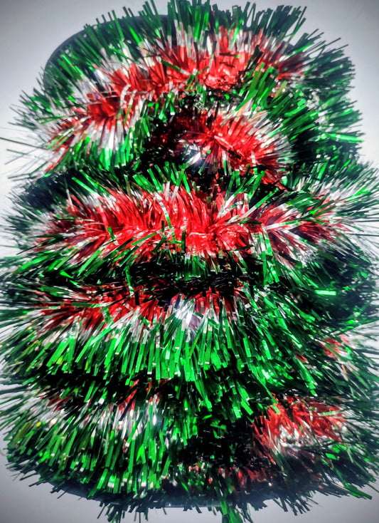 ESCARCHA HOJUELA COMBINADA TRICOLOR 20 MTS